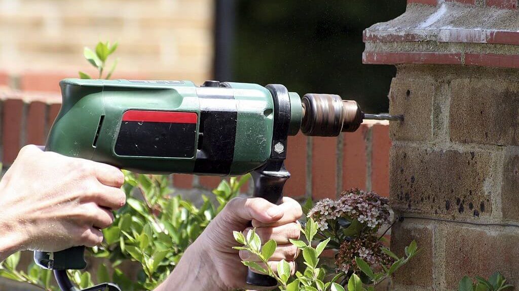 Drill Into Brick